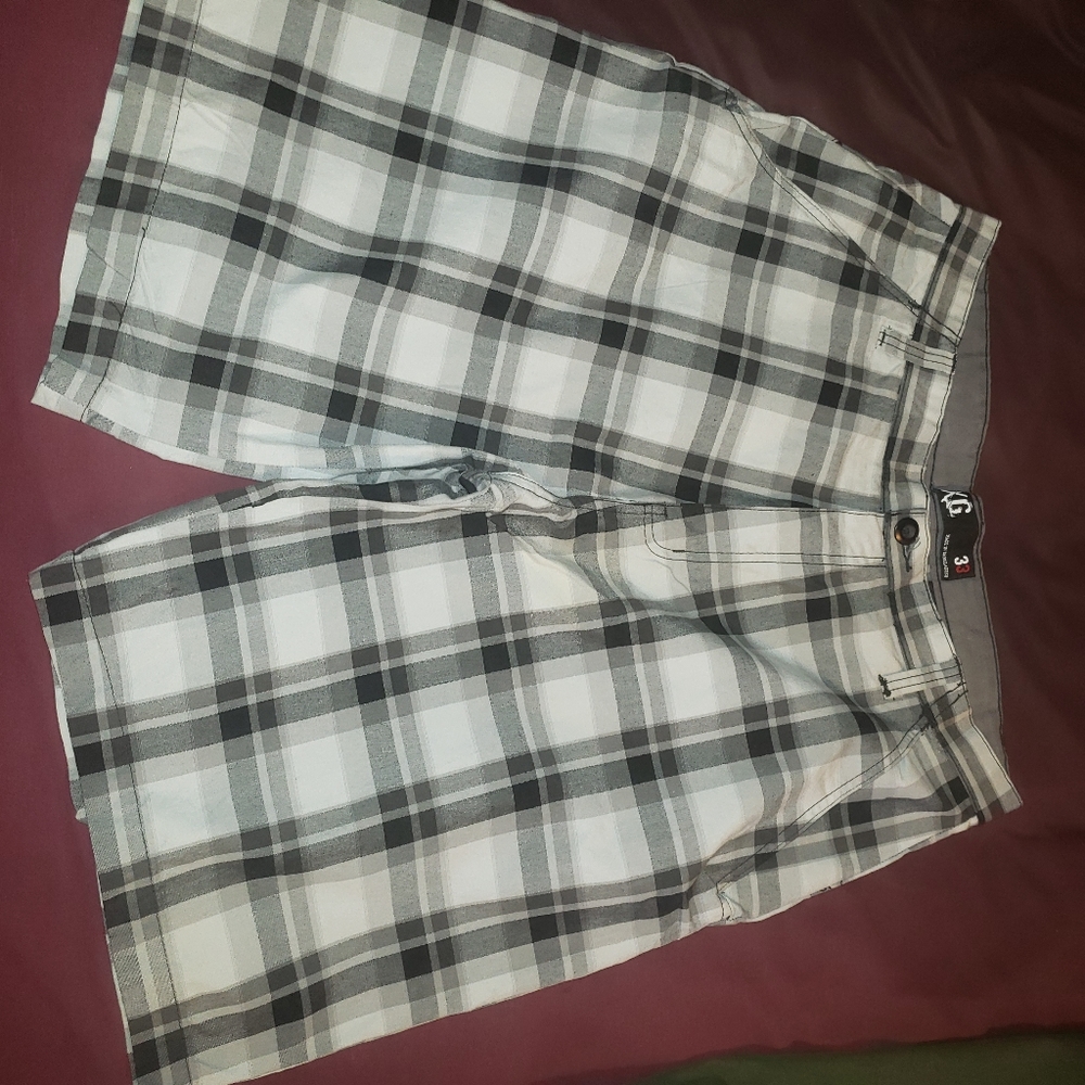 XG PLAID SHORTS 33
